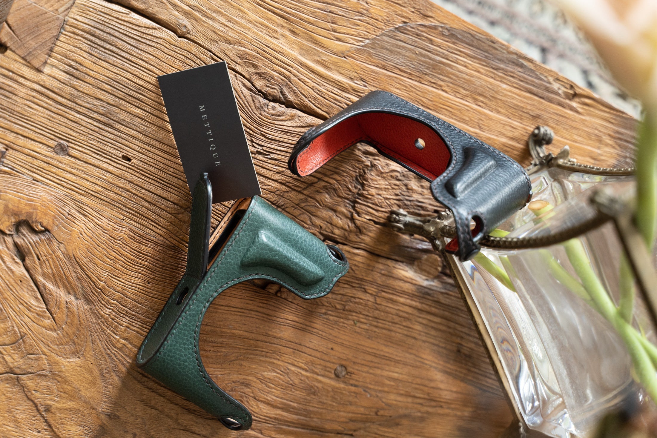 100% handstitched. Customizable in all leather and color combos.