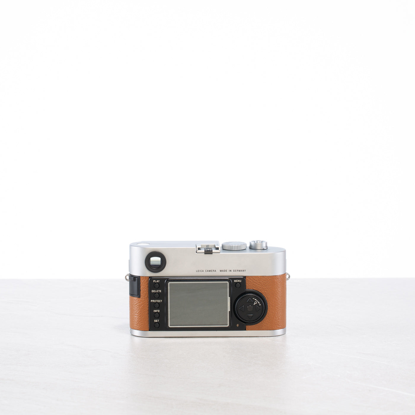 Bespoke leather on camera
